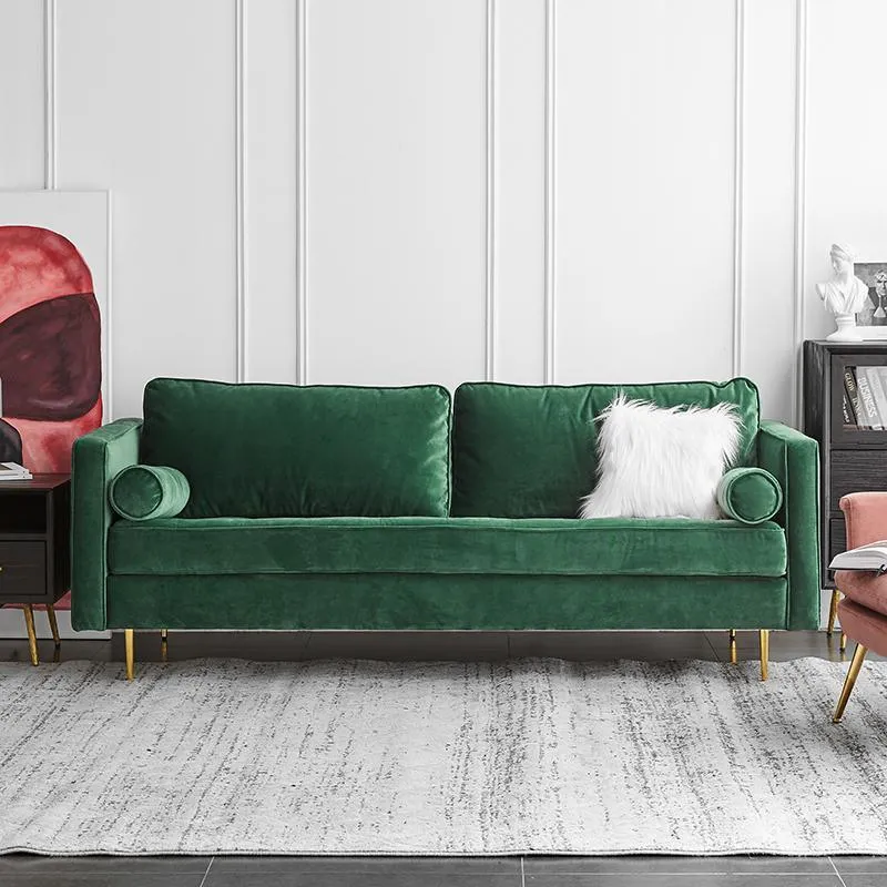 Hanoi Three Seater Sofa, Velvet