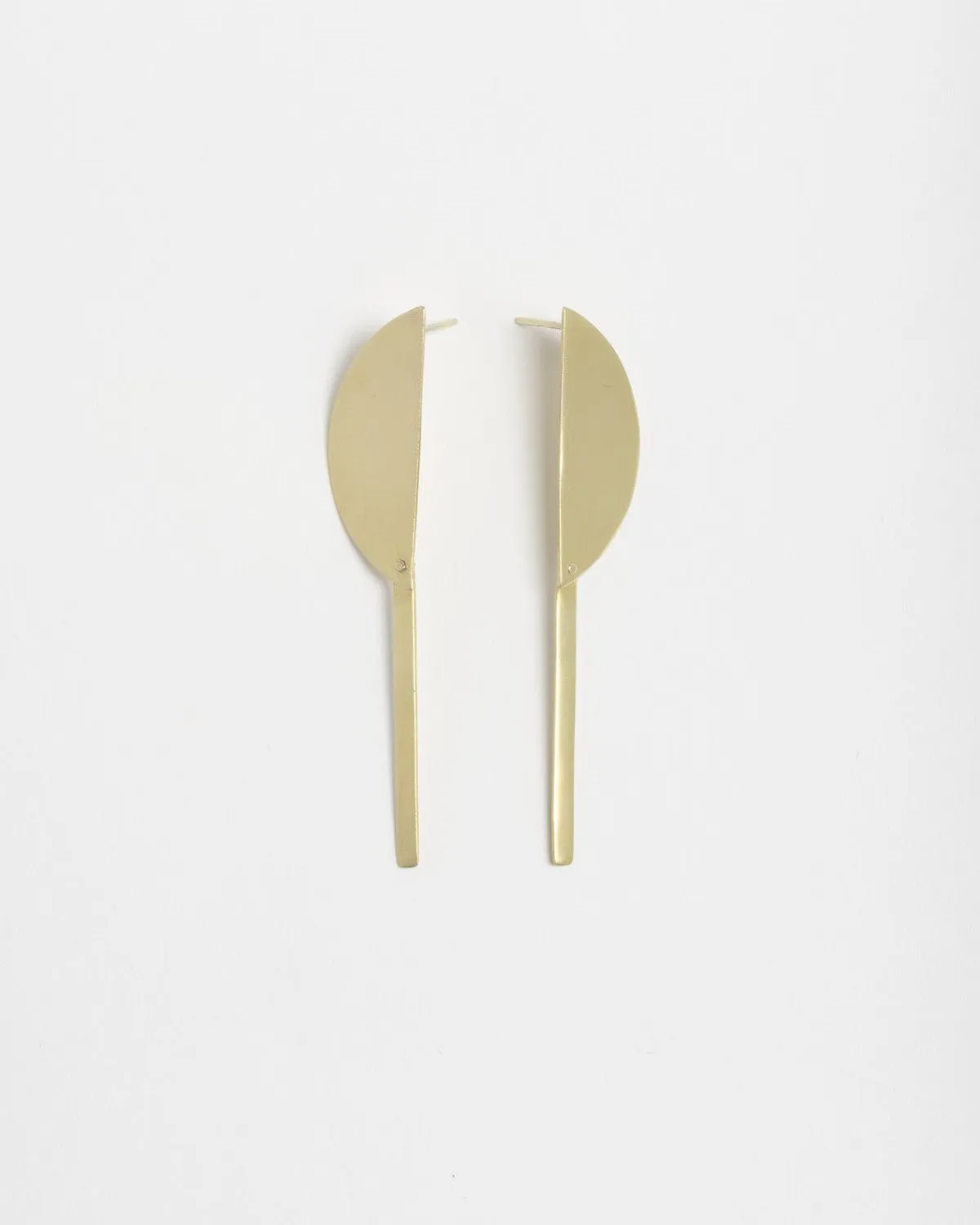 Knife Gold Earrings