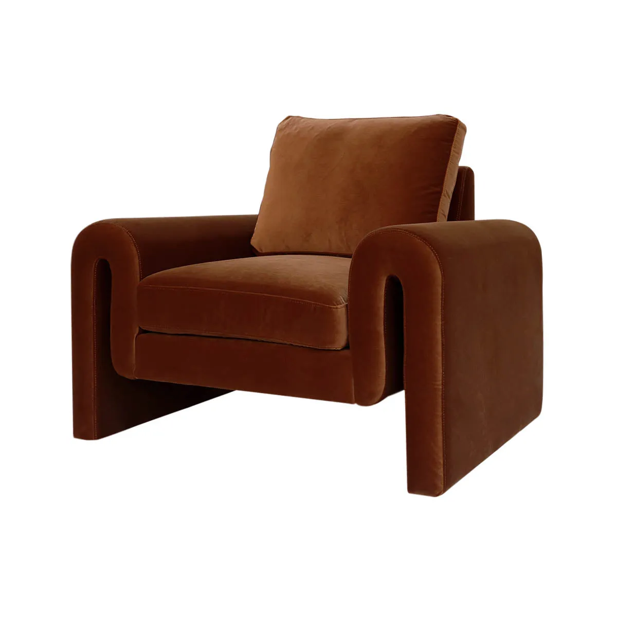 Kole Velvet Armchair