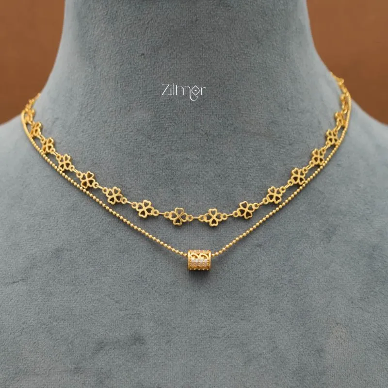 KY101478 - Simple Double layer Necklace