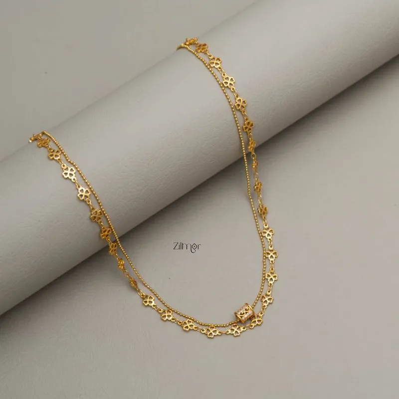 KY101478 - Simple Double layer Necklace