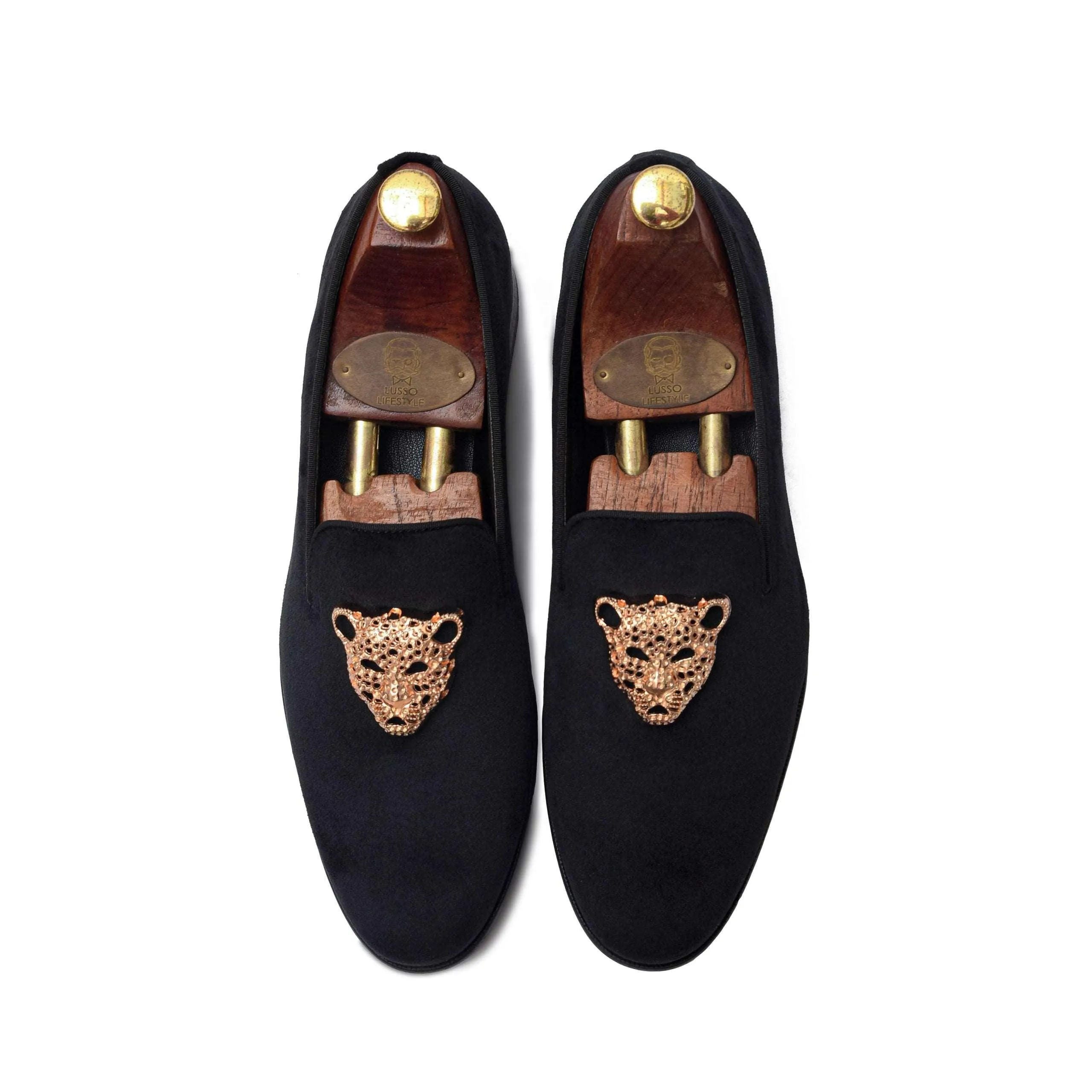 LEOPOLD | BLACK VELVET SLIP-ON