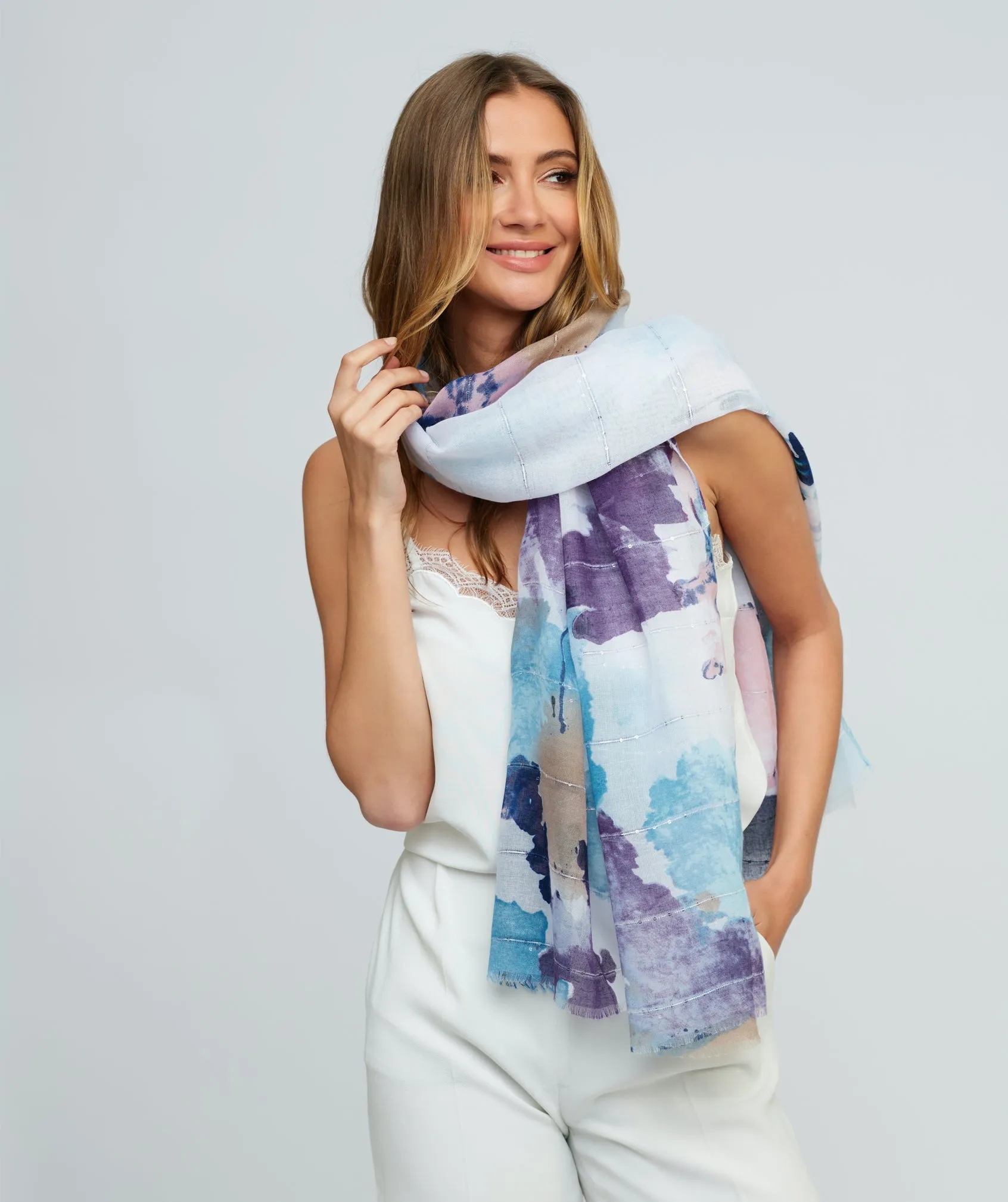 Lilia Scarf - Blue