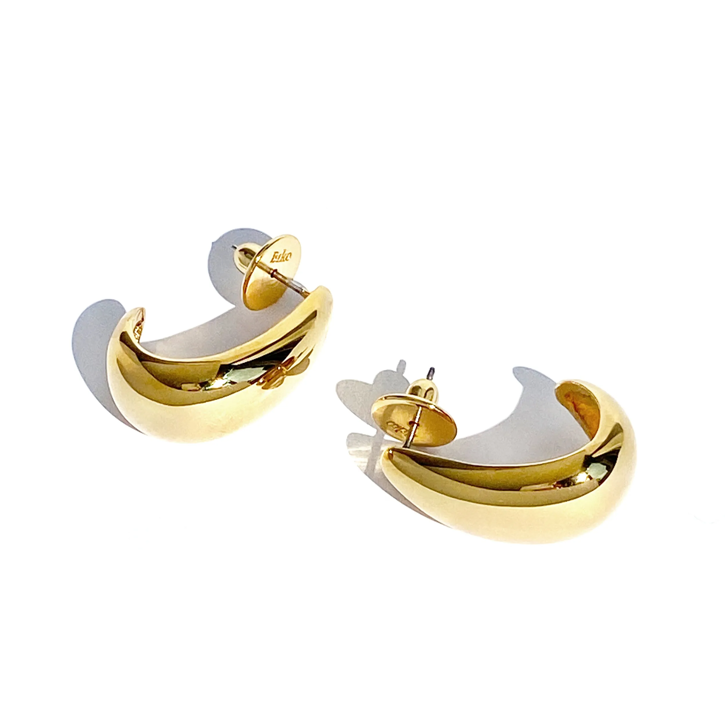 Luna Hoops - Medium - Gold