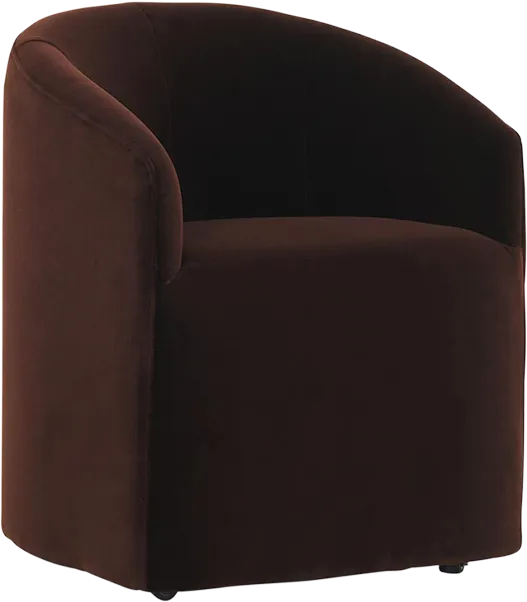 Lyam Dining Chair - Chocolate Velvet