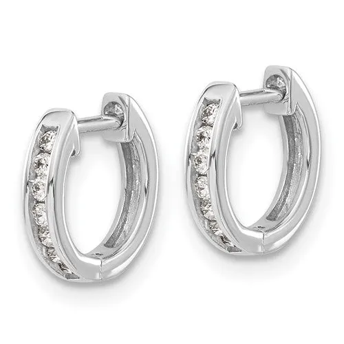 Mati Mini Diamond Huggie Hoops