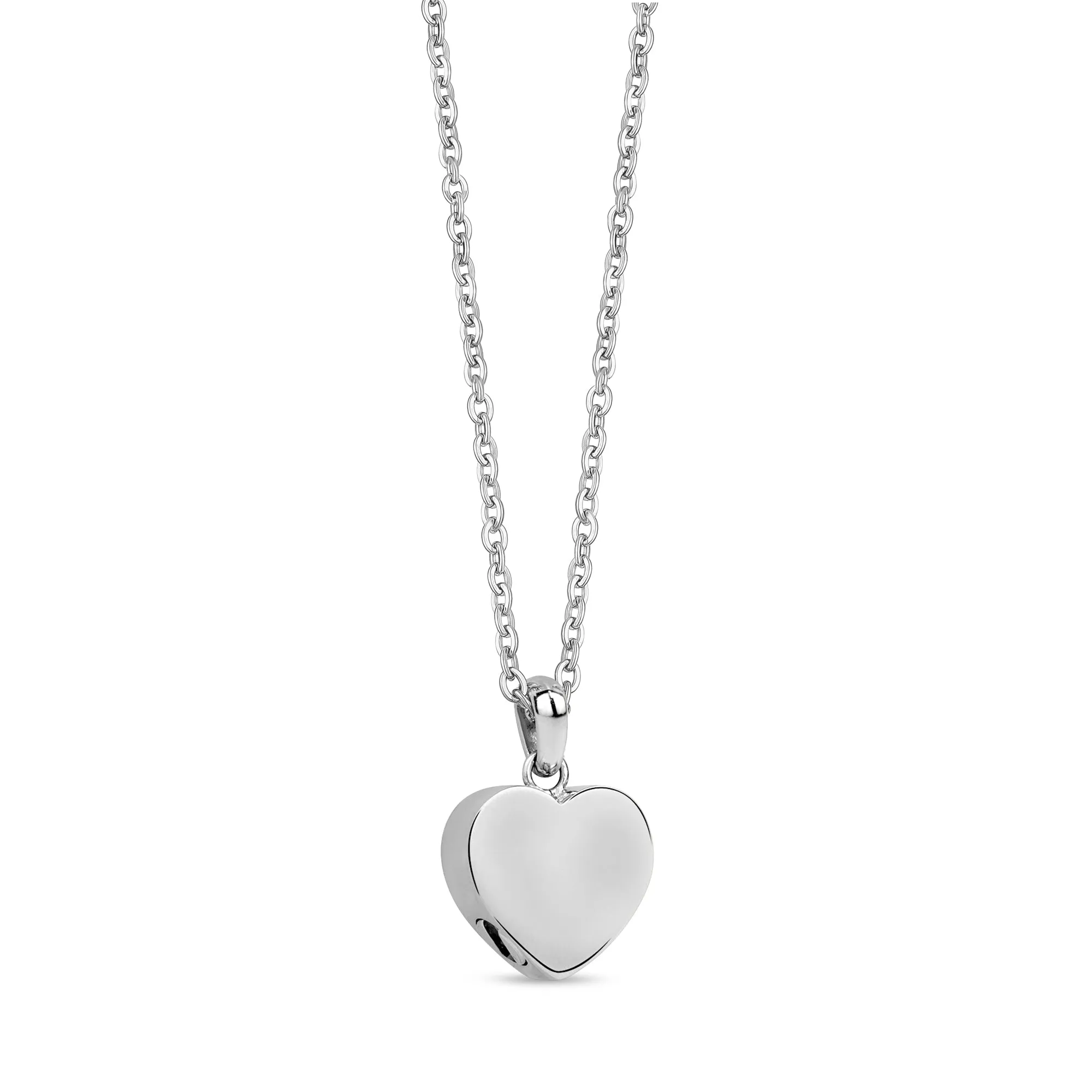 Minimal Heart Urn Pendant