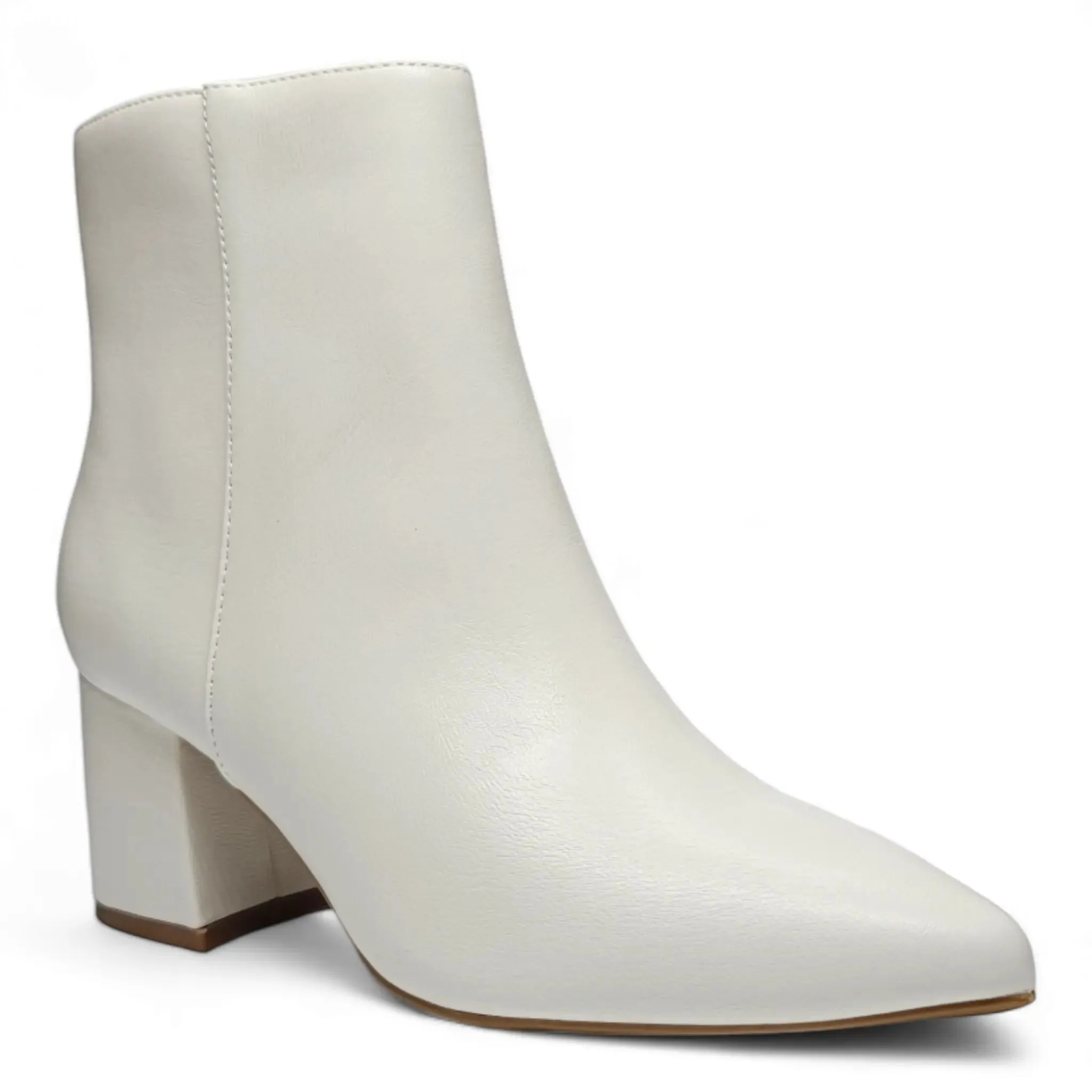 Mode Block Heel Ankle Bootie