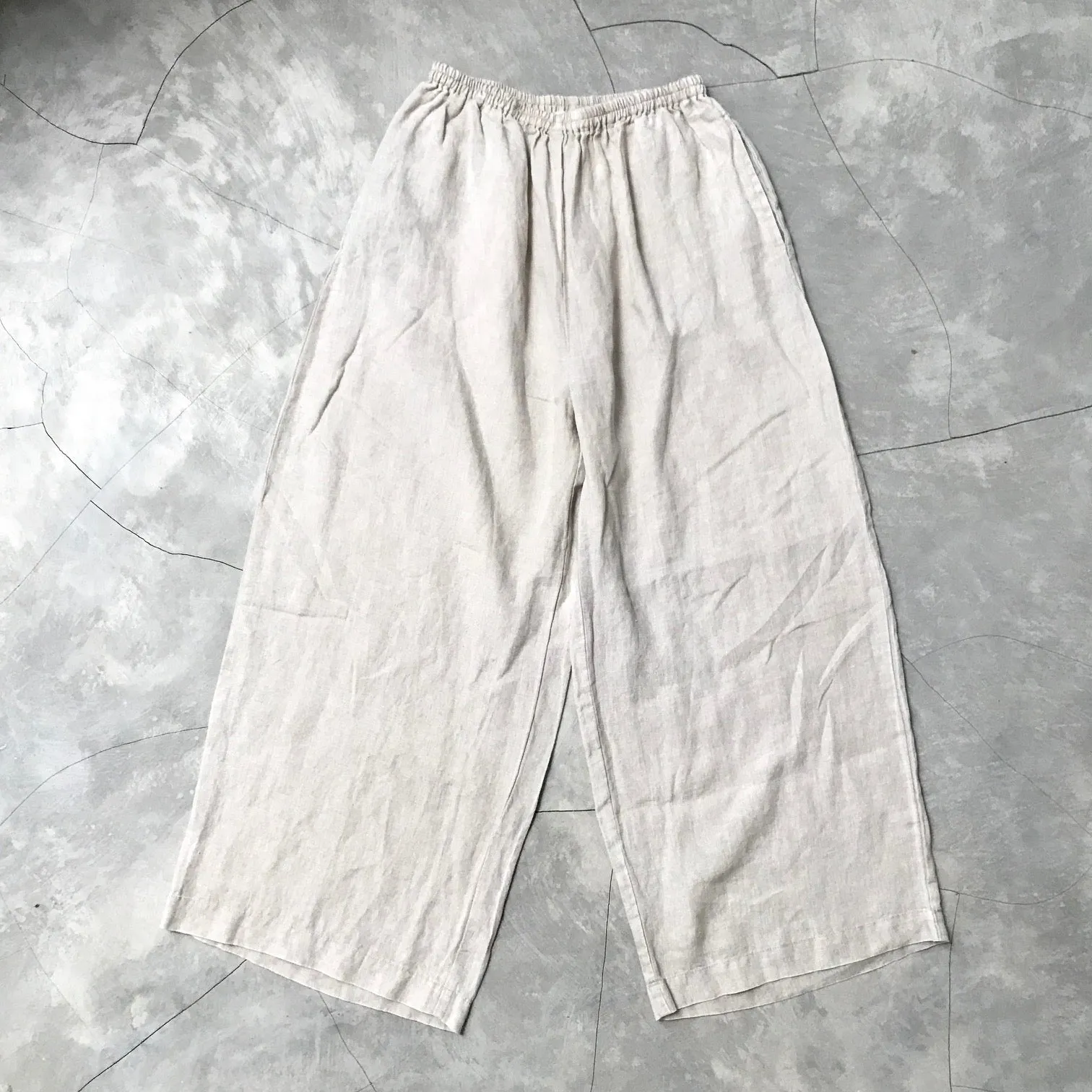 MUDAH [simple] -  100% linen culotte