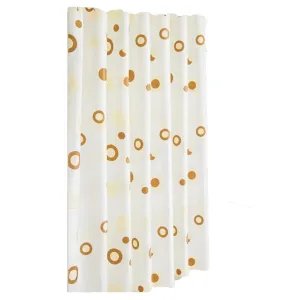 Multicolor Simple Style Waterproof Shower Curtain