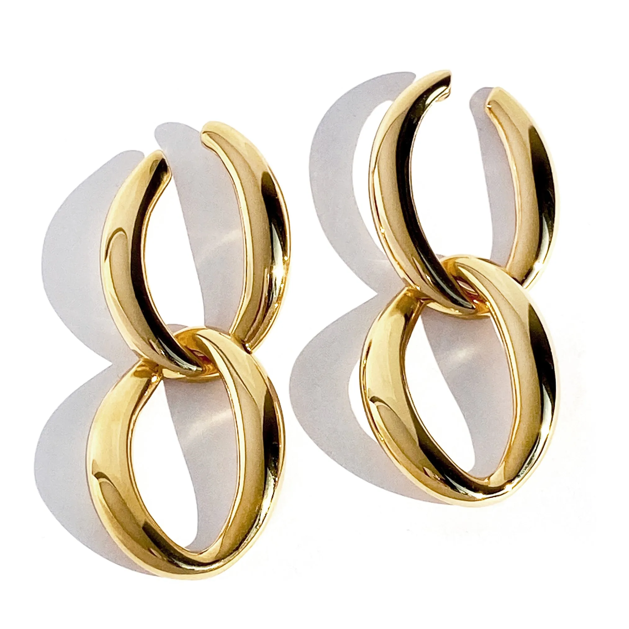 Nova 2-in-1 Studs - Gold