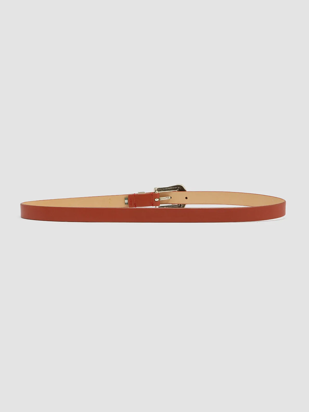 OC STRIP 066 - Red Nappa Leather Belt