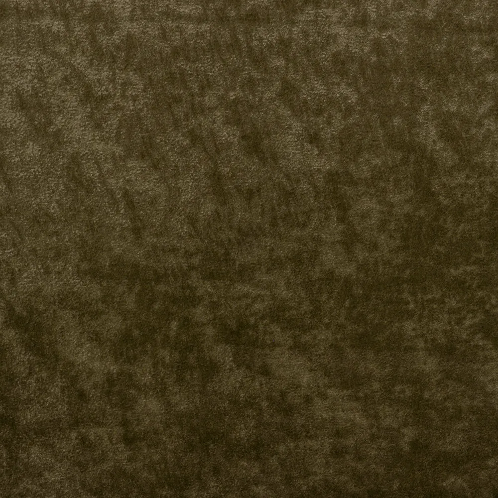 Olive Velvet Upholstery Fabric