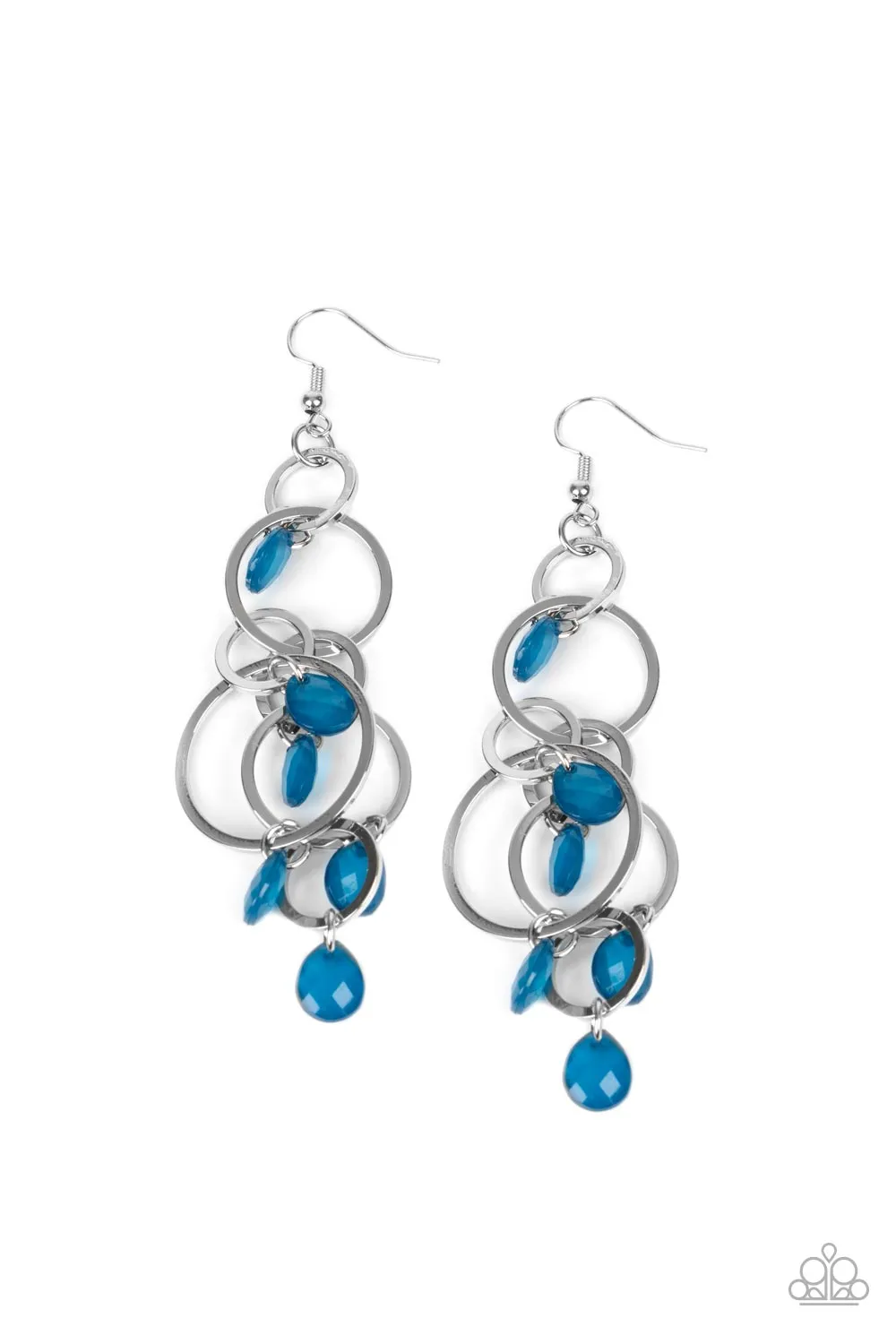 Paparazzi Dizzyingly Dreamy - Blue Earrings