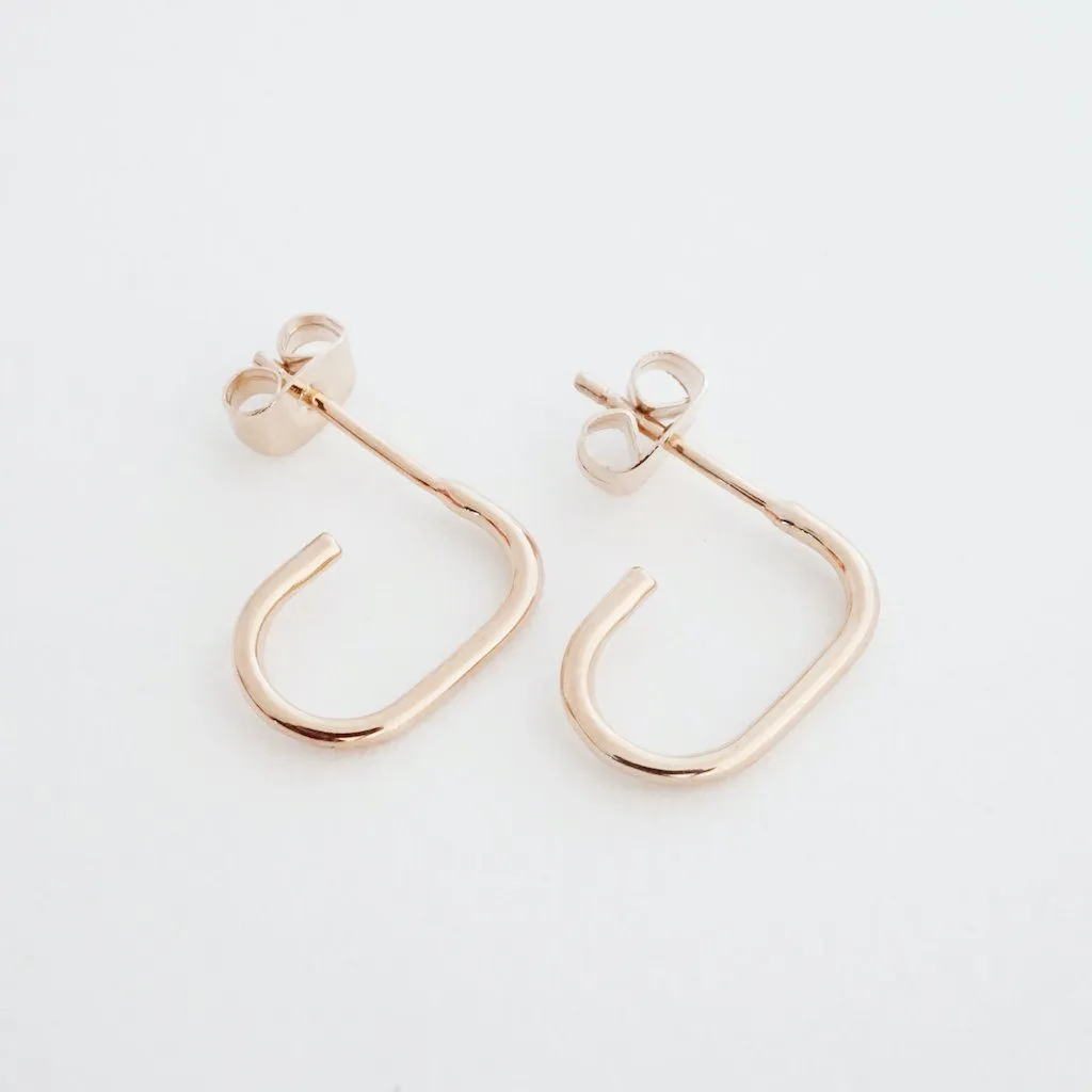 Paulette Oblong Hoops