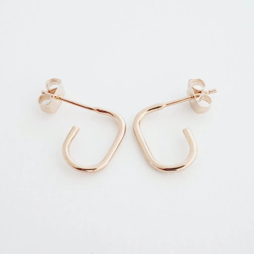 Paulette Oblong Hoops