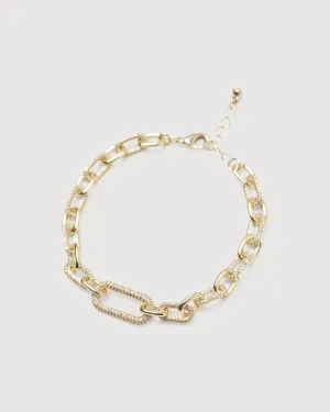 Pave Link Bracelet