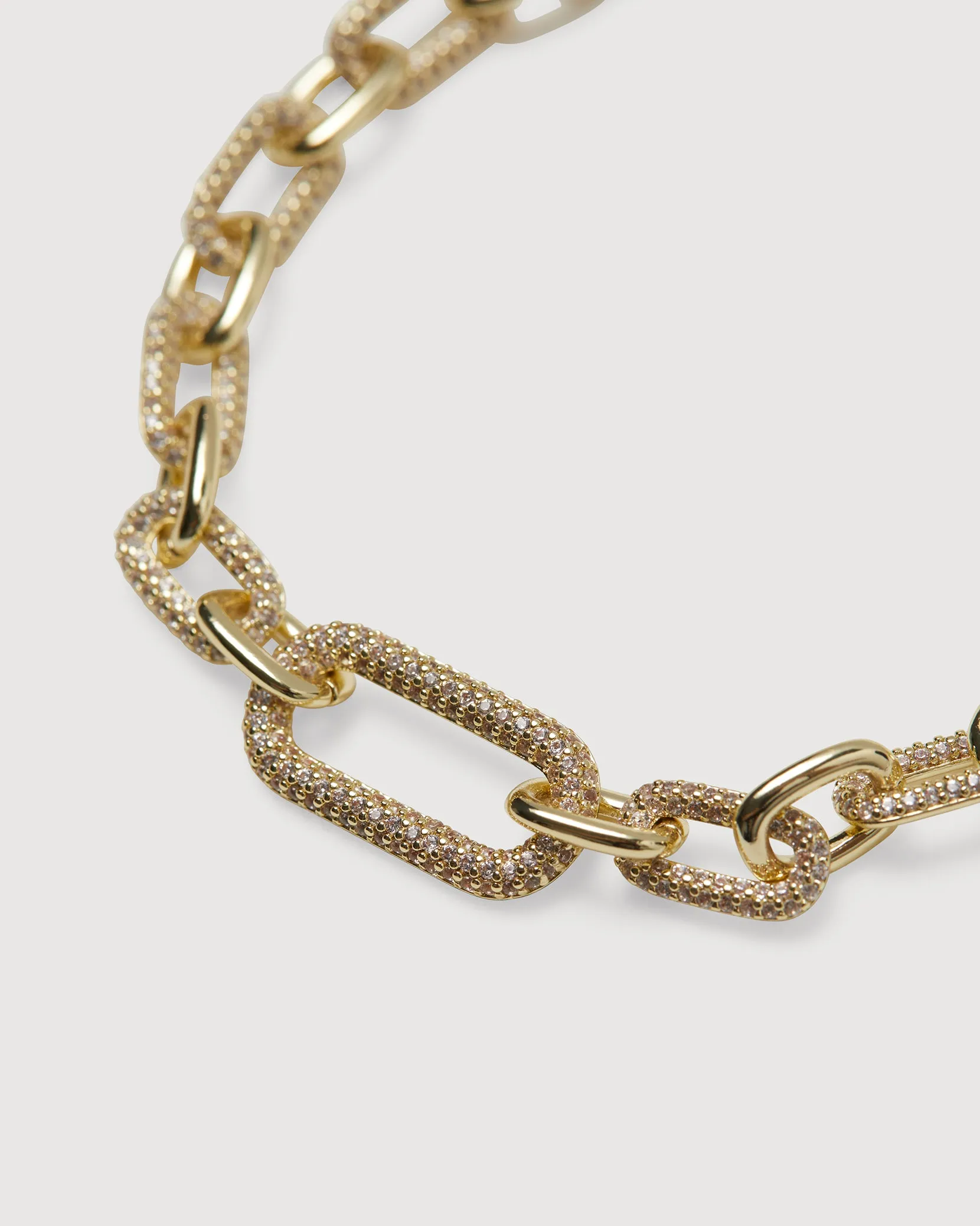 Pave Link Bracelet