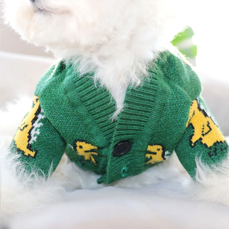 Pet Fashion Simple Jacquard Dog Sweater