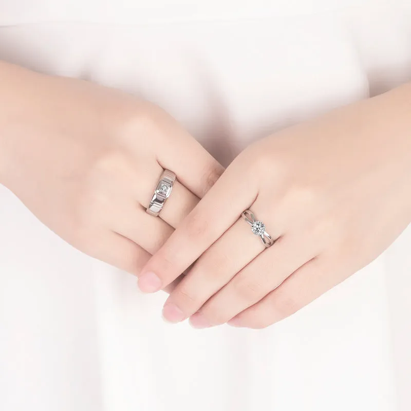 R432 - Simple meteorite Couple ring