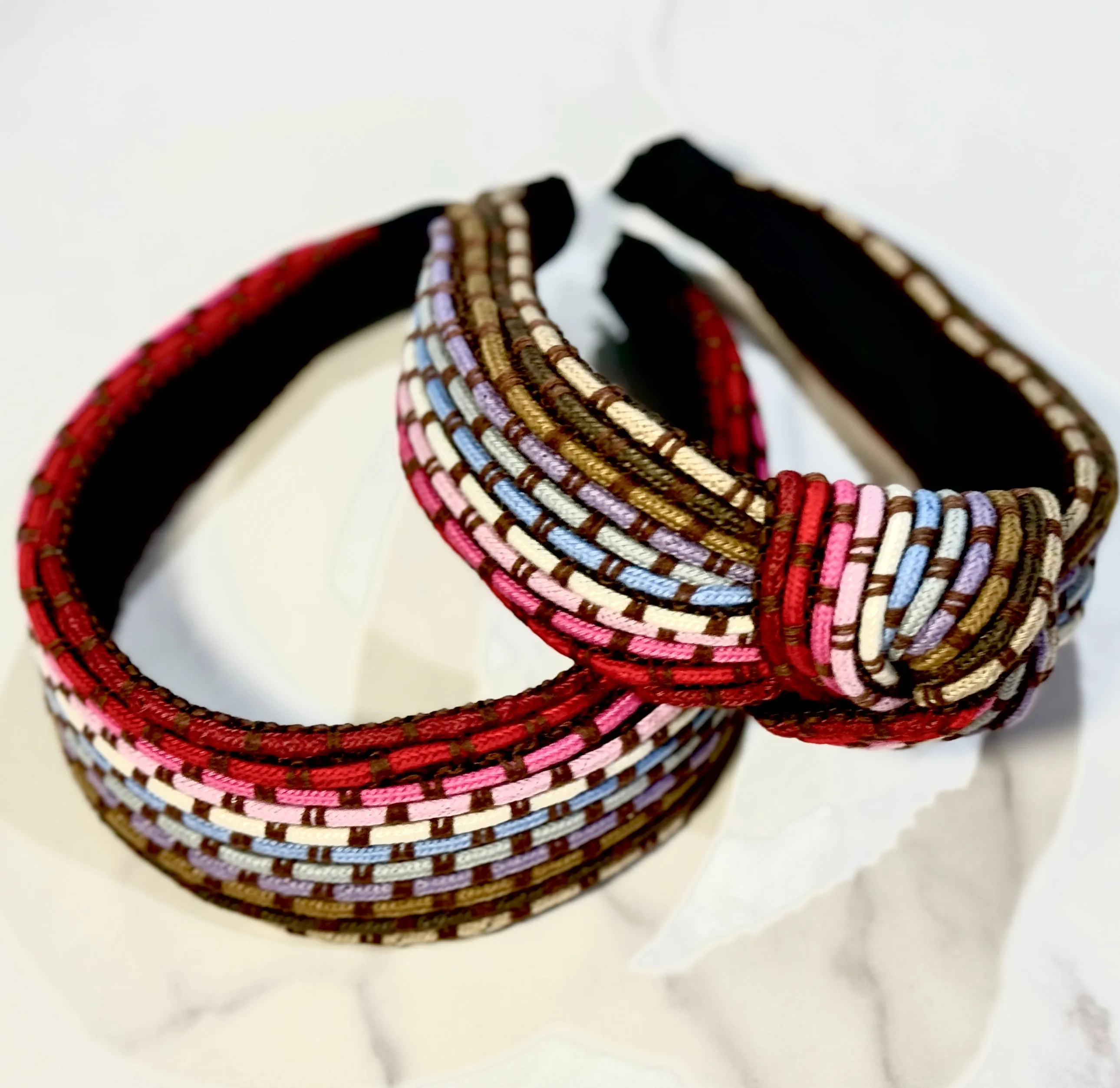 Rainbow Rope Simple Wide Headband Fashion Women Hair Accessories