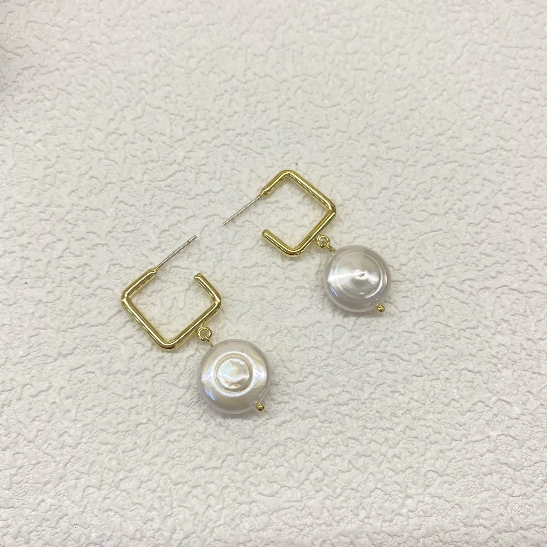 Real Pearl Earrings advanced materials counters simple quality simple design jewelry set