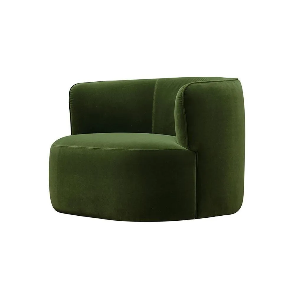 Ritz Armchair, Green Velvet