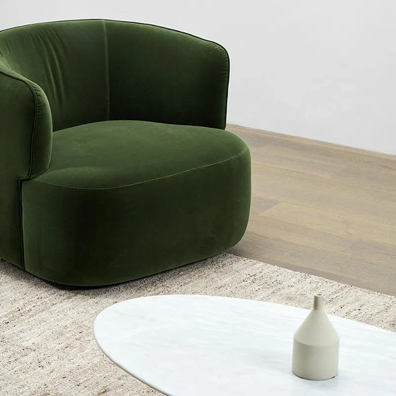 Ritz Armchair, Green Velvet