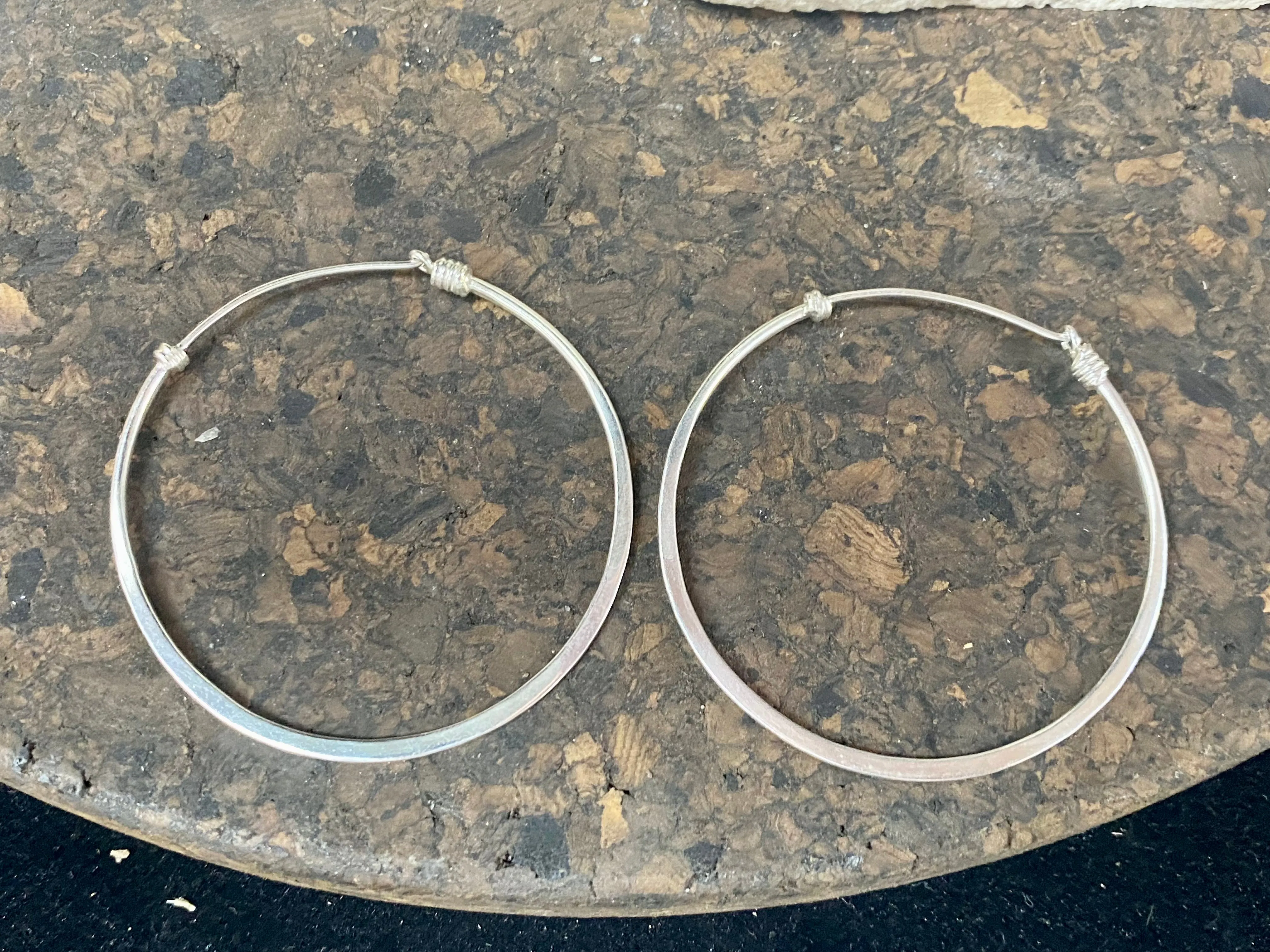 Silver Hoop Earrings