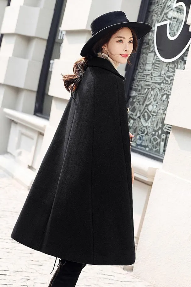 Simple British style fashion cape CD008