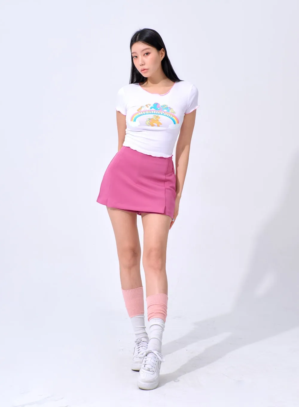 Simple Color Skort IA324