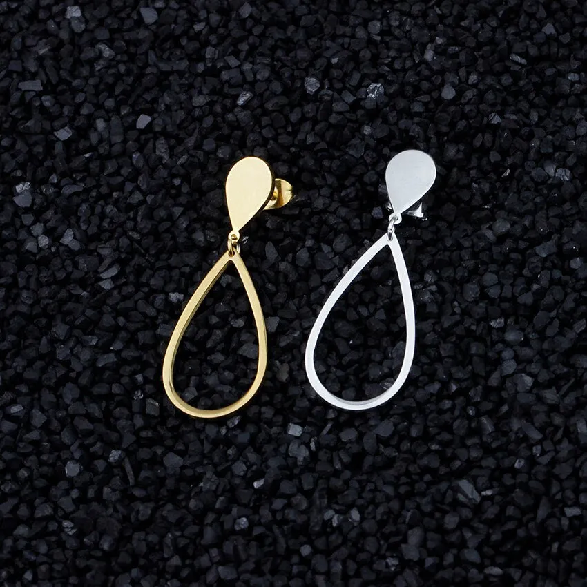 Simple Teardrop Earrings Vintage For Woman