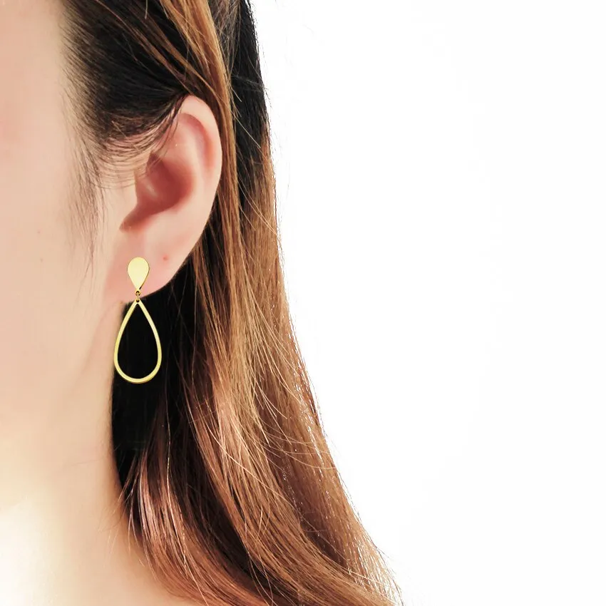 Simple Teardrop Earrings Vintage For Woman