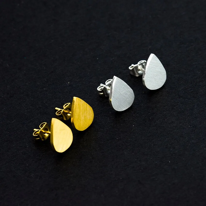 Simple Waterdrops Earrings For Women Stainless