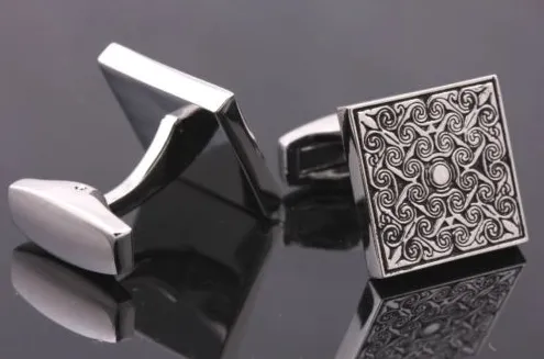 Square Silver Cufflinks