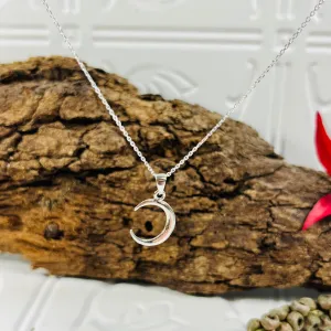 Sterling Silver Horn Necklace