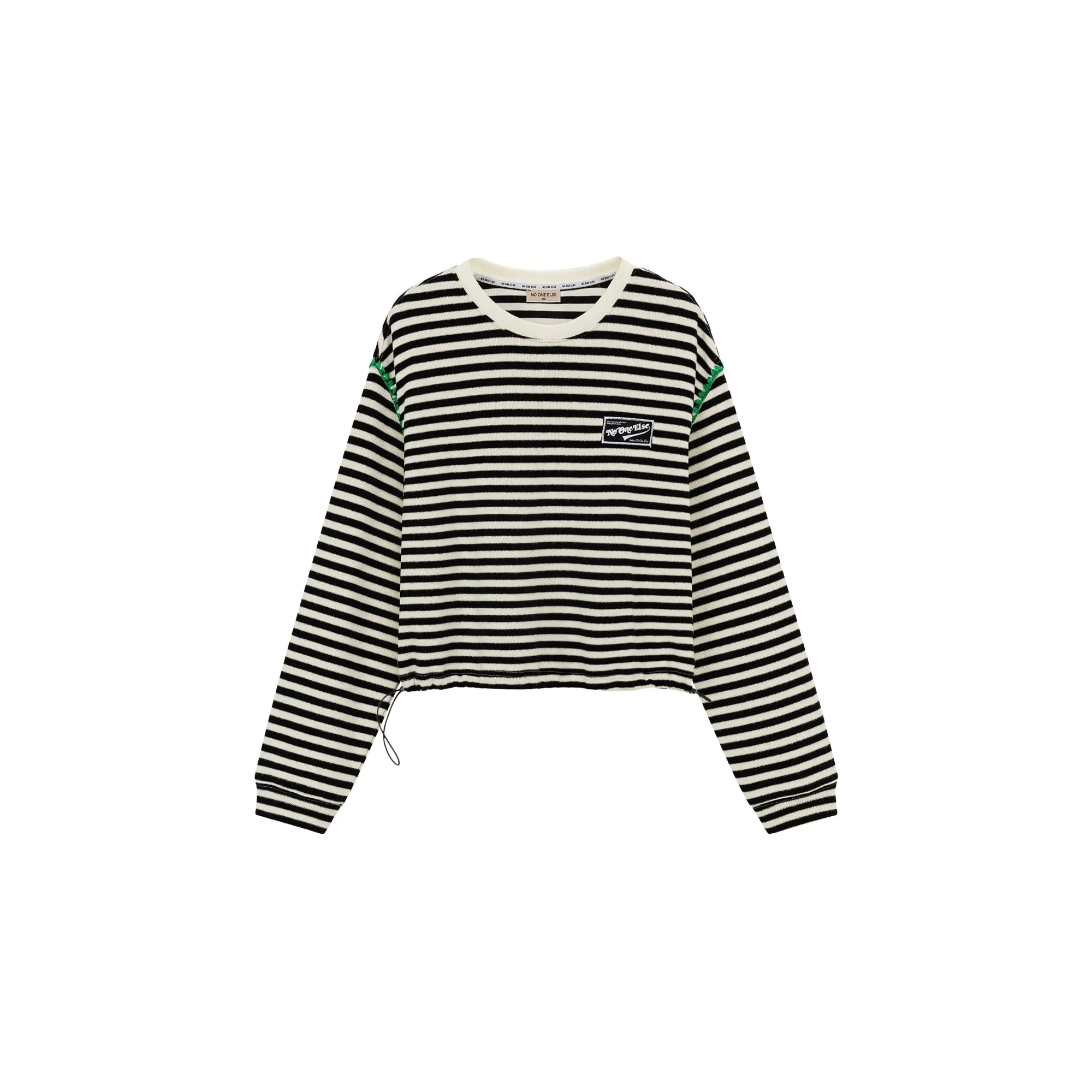 Stitch Stripe Simple Sweatshirt