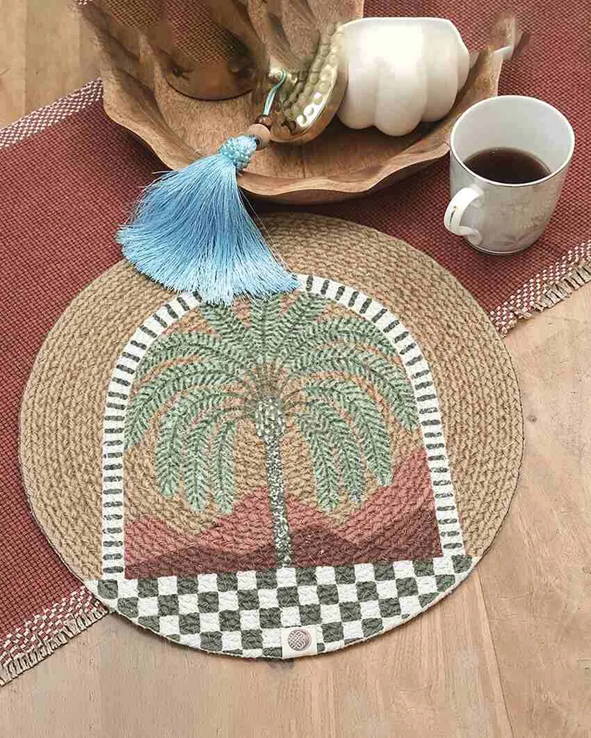 Stylish Charming Printed Placemats | Set of 2 | 13 inches