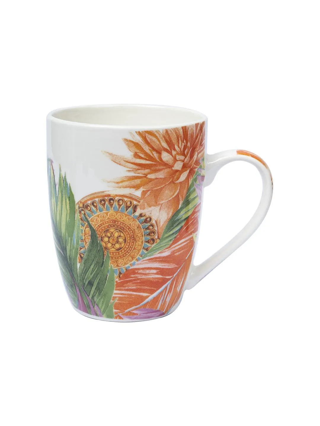 Stylish Floral Creamic Tea & Coffee Mug (350 mL)