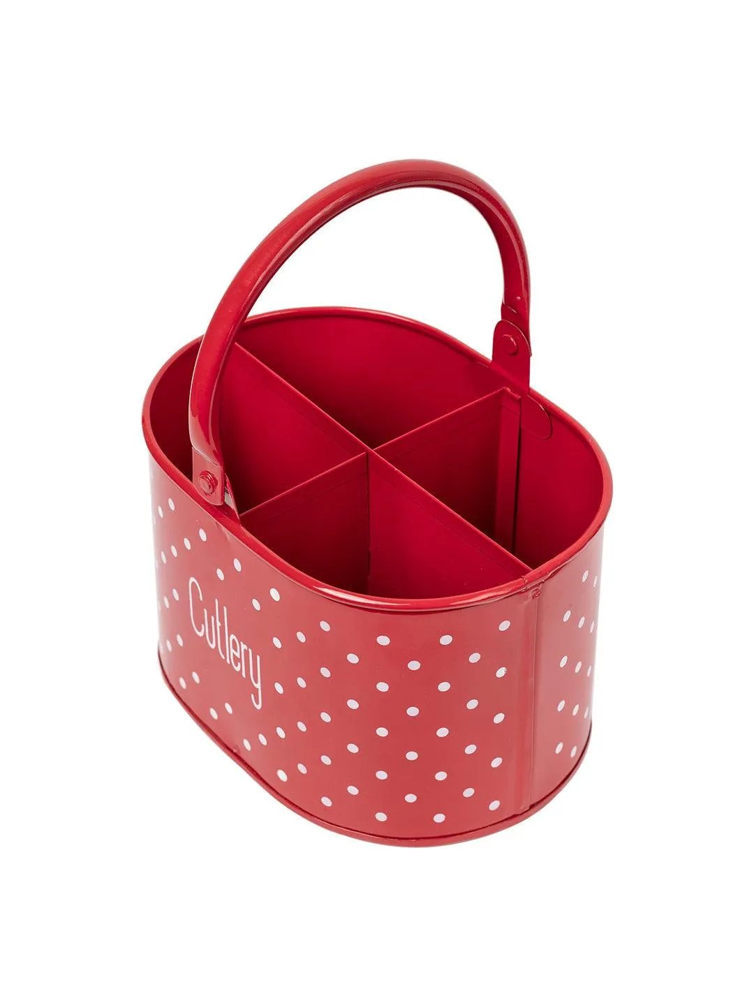 Stylish Red Cutlery Holder