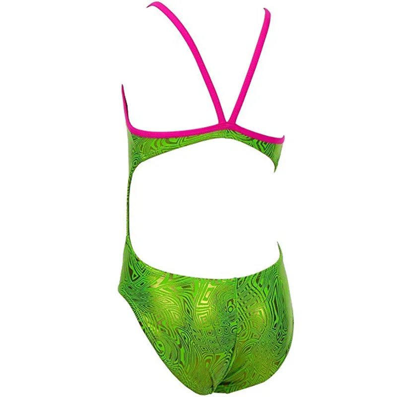 The Finals Funnies - Gatsby Foil Wingback Swimsuit