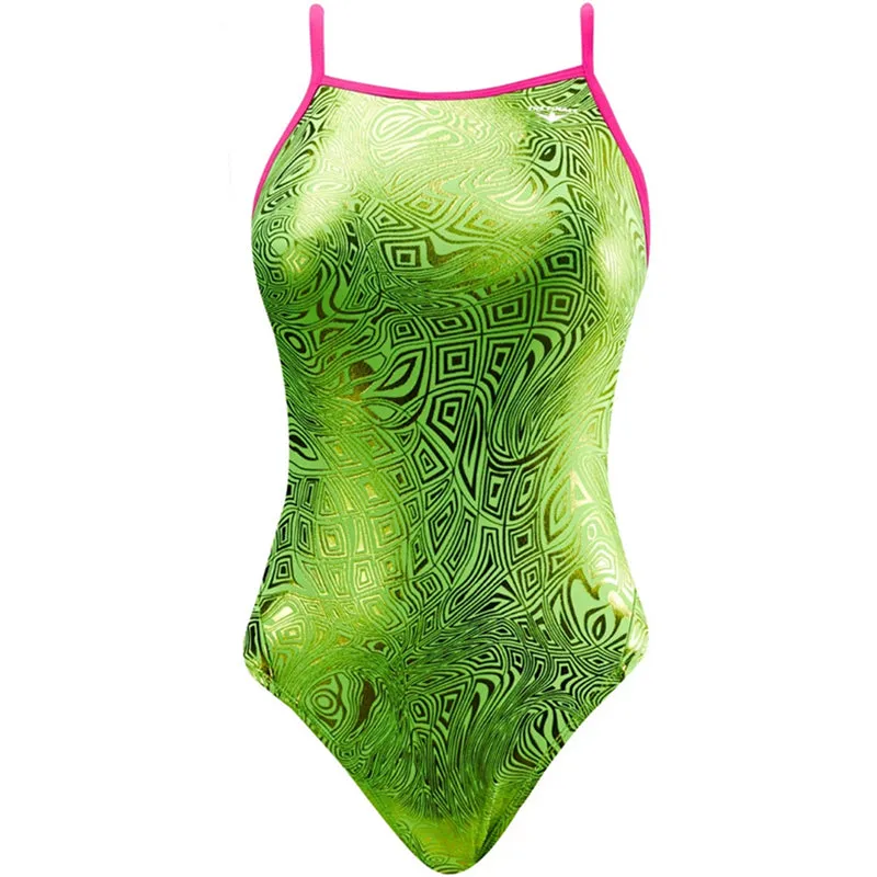 The Finals Funnies - Gatsby Foil Wingback Swimsuit