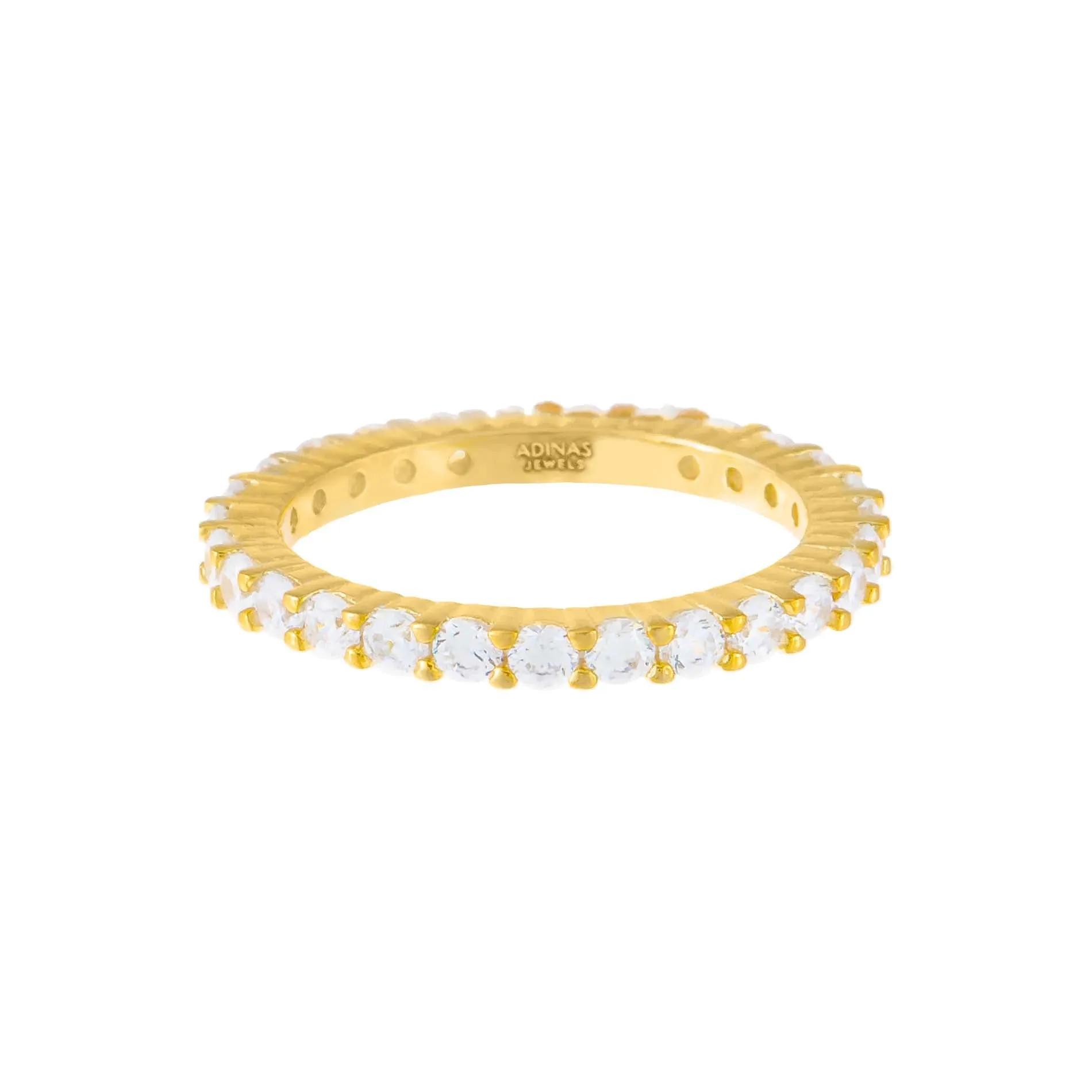 Thin CZ Eternity Band