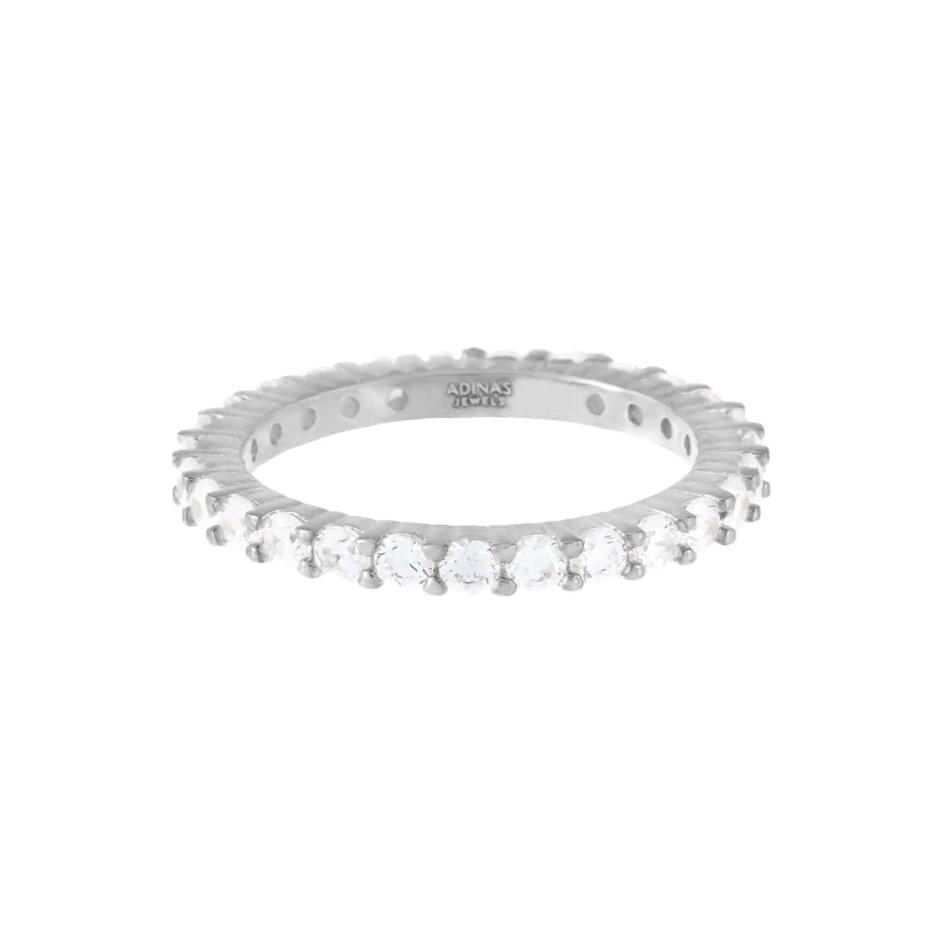 Thin CZ Eternity Band