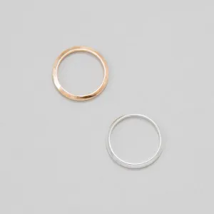 Thin Ring - Sterling Silver or 14k Yellow Gold