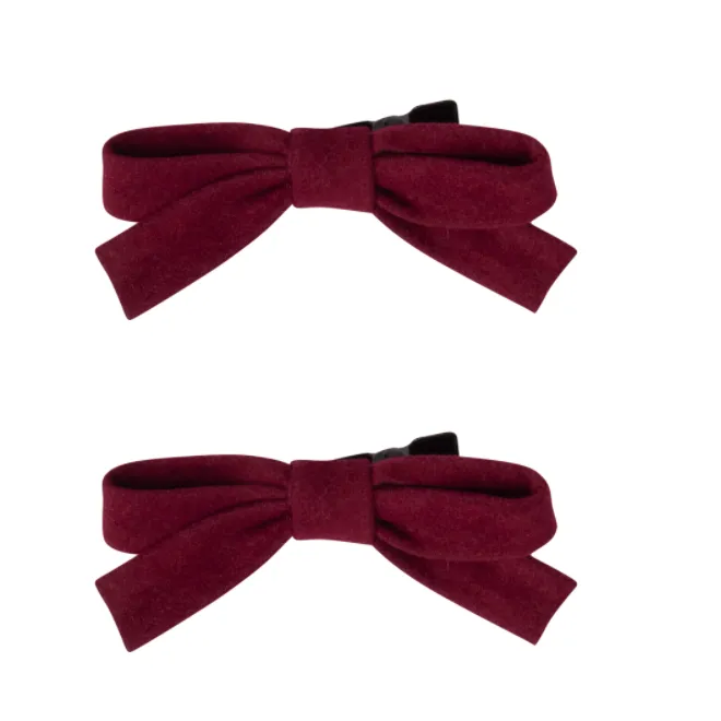 Thin Velvet Classic Small Hairpin-Set