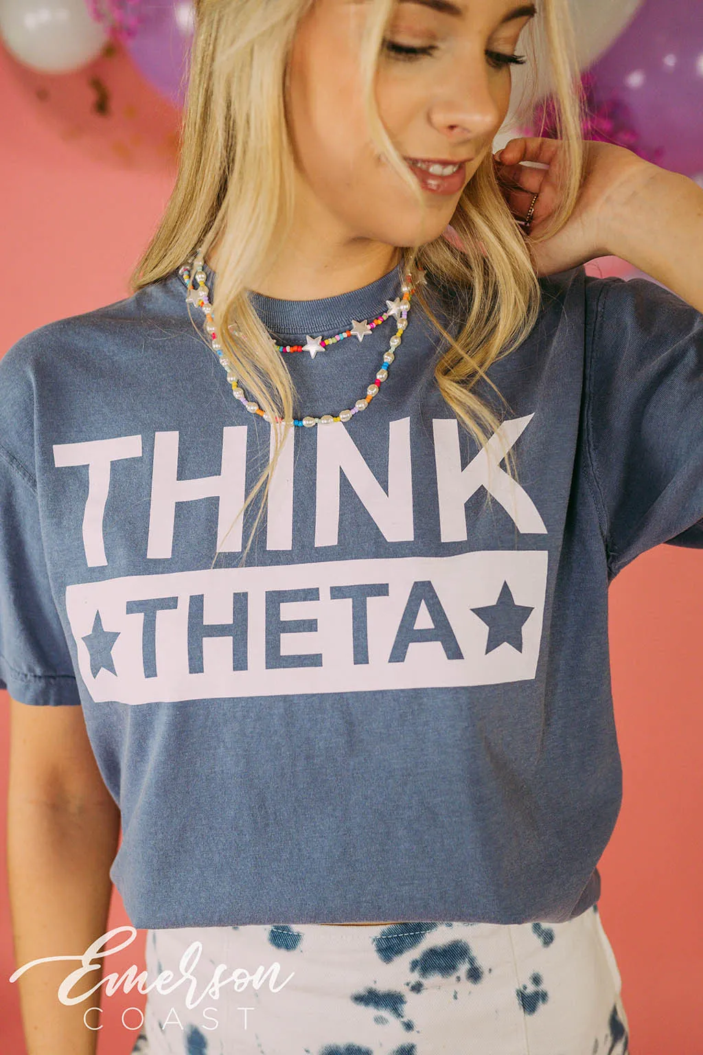 Think Theta Think Right PR Tee