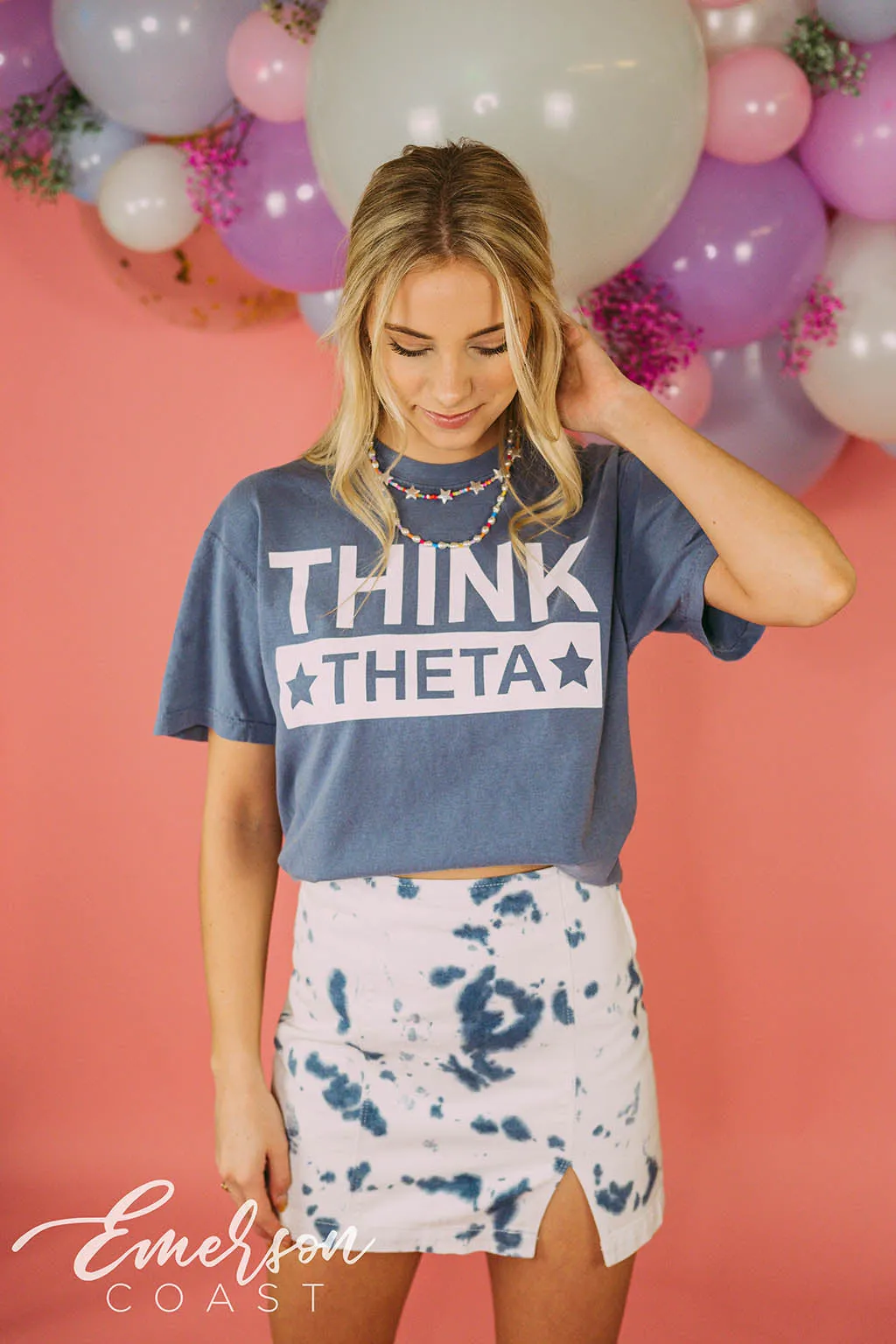 Think Theta Think Right PR Tee