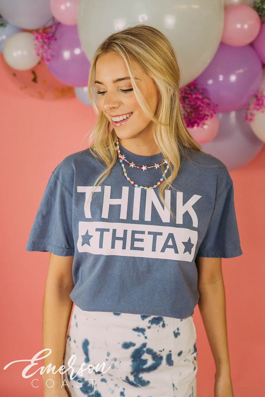 Think Theta Think Right PR Tee