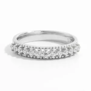 Timeless Elegance in 925 Sterling Silver Zircon Ring for Luxury Fashion